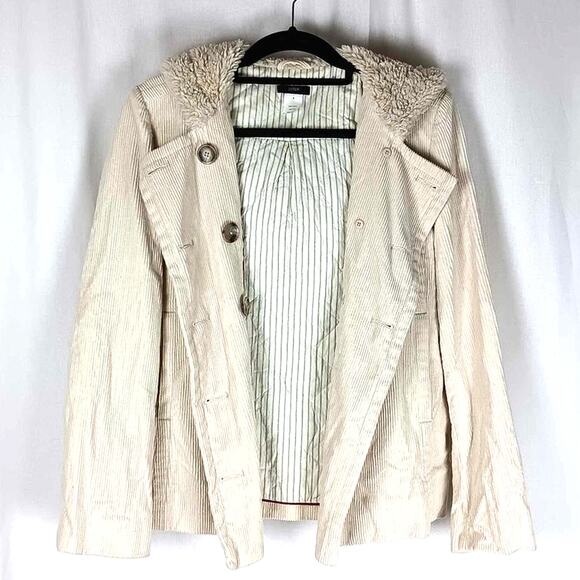 J. Crew Jackets & Blazers - J. Crew Corduroy Coat with Hoodie Size S